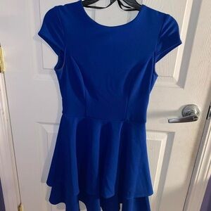 B Darlin Royal Blue Mini Dress